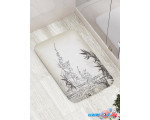 Коврик для ванной JoyArty Цветущее дерево с пальмами bath_10013
