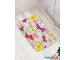 Коврик для ванной JoyArty Письмо в бабочках bath_11030