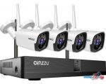 Комплект видеонаблюдения Ginzzu HK-8401W