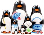 Развивающая игра Брестская Матрешка Cемья пингвинов (набор 7 шт)