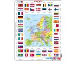 Мозаика/пазл Larsen Карты и Флаги Европы KL1-RU