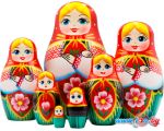 Развивающая игра Брестская Матрешка В белорусском традиционном костюме (набор 7 шт)