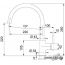 Смеситель Franke Lina XL 115.0626.020 (оникс) в Бресте фото 1