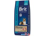 Сухой корм для собак Brit Premium Dog Sensitive баранина и индейка 15 кг