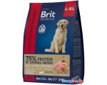 Сухой корм для собак Brit Premium Dog Adult Large and Giant курица 3 кг