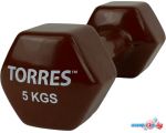 Гантель Torres PL522207 5 кг (коричневый)