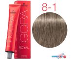 Крем-краска для волос Schwarzkopf Professional Igora Royal Permanent Color Creme 8-1 60 мл