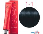 Крем-краска для волос Schwarzkopf Professional Igora Royal Permanent Color Creme 1-1 60 мл