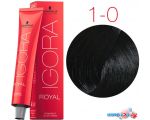 Крем-краска для волос Schwarzkopf Professional Igora Royal Permanent Color Creme 1-0 60 мл