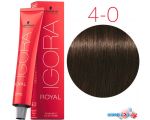 Крем-краска для волос Schwarzkopf Professional Igora Royal Permanent Color Creme 4-0 60 мл