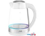 Электрический чайник JVC JK-KE1705 (белый/серебристый)