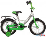 Детский велосипед Novatrack Vector 14 2022 143VECTOR.SL22 (серебристый)