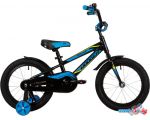 Детский велосипед Novatrack Dodger 16 2022 165ADODGER.BK22 (черный)
