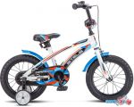 Детский велосипед Stels Arrow 14 V020 (белый/синий, 2018)