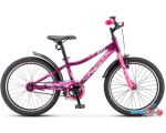 Детский велосипед Stels Pilot 210 20 Z010 2021 (фиолетовый/розовый)