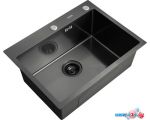 Кухонная мойка ARFEKA AF 600*450 Black PVD Nano