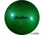 Гимнастический мяч Grace Dance 4327151 (16.5 см, изумрудный/блестки) в Могилёве