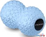 Массажный мяч Indigo IN277 17x8.5 см (голубой)