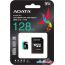 Карта памяти A-Data Premier Pro AUSDX128GUI3V30SA2-RA1 microSDXC 128GB (с адаптером) в Гродно фото 2