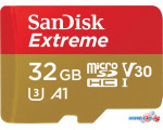 Карта памяти SanDisk Extreme microSDHC SDSQXAF-032G-GN6MN 32GB