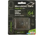 Карта памяти QUMO microSDXC QM64GMICSDXC10U1NA 64GB