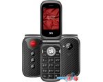Кнопочный телефон BQ-Mobile BQ-2451 Daze (серый)