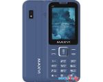 Кнопочный телефон Maxvi K21 (синий)