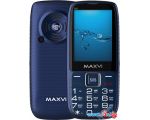 Кнопочный телефон Maxvi B32 (синий)