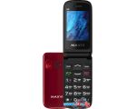 Кнопочный телефон Maxvi E8 (розовый)