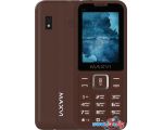 Кнопочный телефон Maxvi K21 (коричневый)