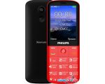Кнопочный телефон Philips Xenium E227 (красный)