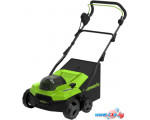 Скарификатор-аэратор Greenworks GD40SC38II 2517607 (без АКБ)