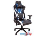 Кресло AksHome Eragon Eco 80351 (черный/белый/синий)