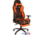 Кресло Меб-ФФ MFG-6016 (черный/оранжевый)