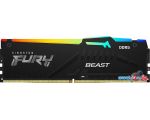 Оперативная память Kingston FURY Beast RGB 16ГБ DDR5 5600 МГц KF556C40BBA-16