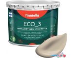 Краска Finntella Eco 3 Wash and Clean Kentta F-08-1-3-LG174 2.7 л (бежевый)