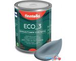 Краска Finntella Eco 3 Wash and Clean Harmaa F-08-1-1-LG276 0.9 л (серо-голубой)