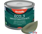 Краска Finntella Eco 3 Wash and Clean Oliivi F-08-1-3-LG80 9 л (темно-зеленый)