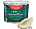 Краска Finntella Eco 3 Wash and Clean Cocktail F-08-1-3-LG134 2.7 л (жем.-белый)