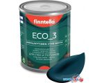 Краска Finntella Eco 3 Wash and Clean Valtameri F-08-1-1-LG95 0.9 л (темн-бирюз)