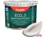 Краска Finntella Eco 3 Wash and Clean Sifonki F-08-1-3-LG242 2.7 л (бежевый)