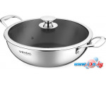 Сковорода ВОК Vensal Le Chef с двумя ручками 26 см VS1534