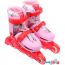Роликовые коньки Onlitop 5255977 (р. 34-37, розовый/красный) в Могилёве фото 1