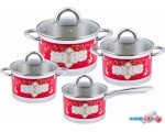 Набор кастрюль Pomi dOro Fiore red P-640362