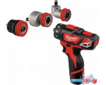 Дрель-шуруповерт Milwaukee M12 BDDXKIT-202C 4933447836 (с 2-мя АКБ, кейс)