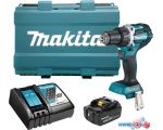 Дрель-шуруповерт Makita DDF484RT (с 1-м АКБ, кейс)