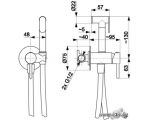 Гигиенический душ Armatura Moza 5039-512-81