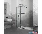 Душевая стенка RGW WA-011B 100 (черный/прозрачное стекло)