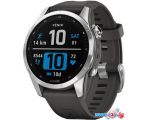 Умные часы Garmin Fenix 7S 42 мм (серебристый/графитовый)