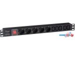 Блок розеток ExeGate ServerPro PDU-19H008 Al-5C135S-C14-SW